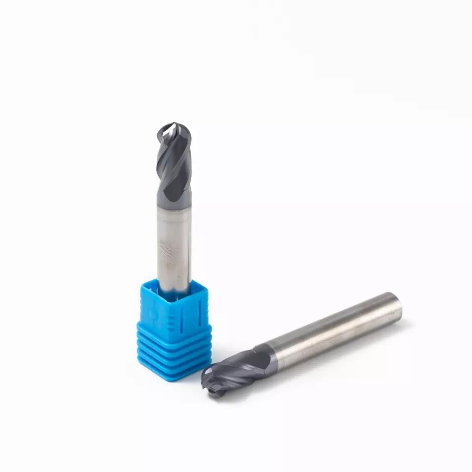 鋼鉄/鋳鉄のための HRC55 フライス盤 Cnc の固体炭化物のエンド ミル