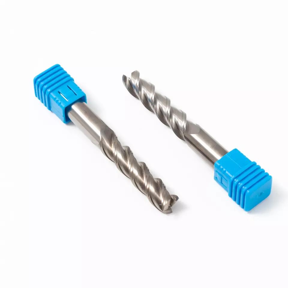 固体炭化物のエンドミルのフライス盤を機械で造る OEM HRC45 Cnc 用具 