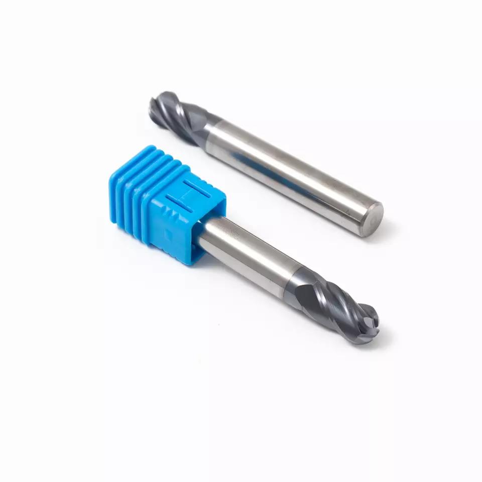 鋼鉄/鋳鉄のための HRC55 フライス盤 Cnc の固体炭化物のエンド ミル